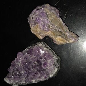 Natural Raw Purple Amethyst Crystal Quartz Bundle